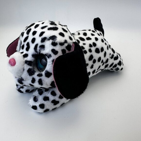 DOG, PLASTIC COVERED BY PLUSH FABRIC WITH BLACKA DOTS, DALMATIAN, BARKING DOG - Picture 5 of 8